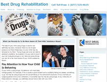 Tablet Screenshot of bestdrugrehab.biz